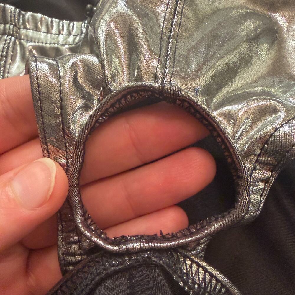 NEW N2N Bodywear Mens Body Gloss Titan Sport O-Ring Swim Brief Silver Size Large - Picture 8 of 14